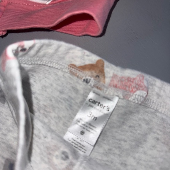 Carter's Pink and Gray Animal Print Set - Picture 2 of 2